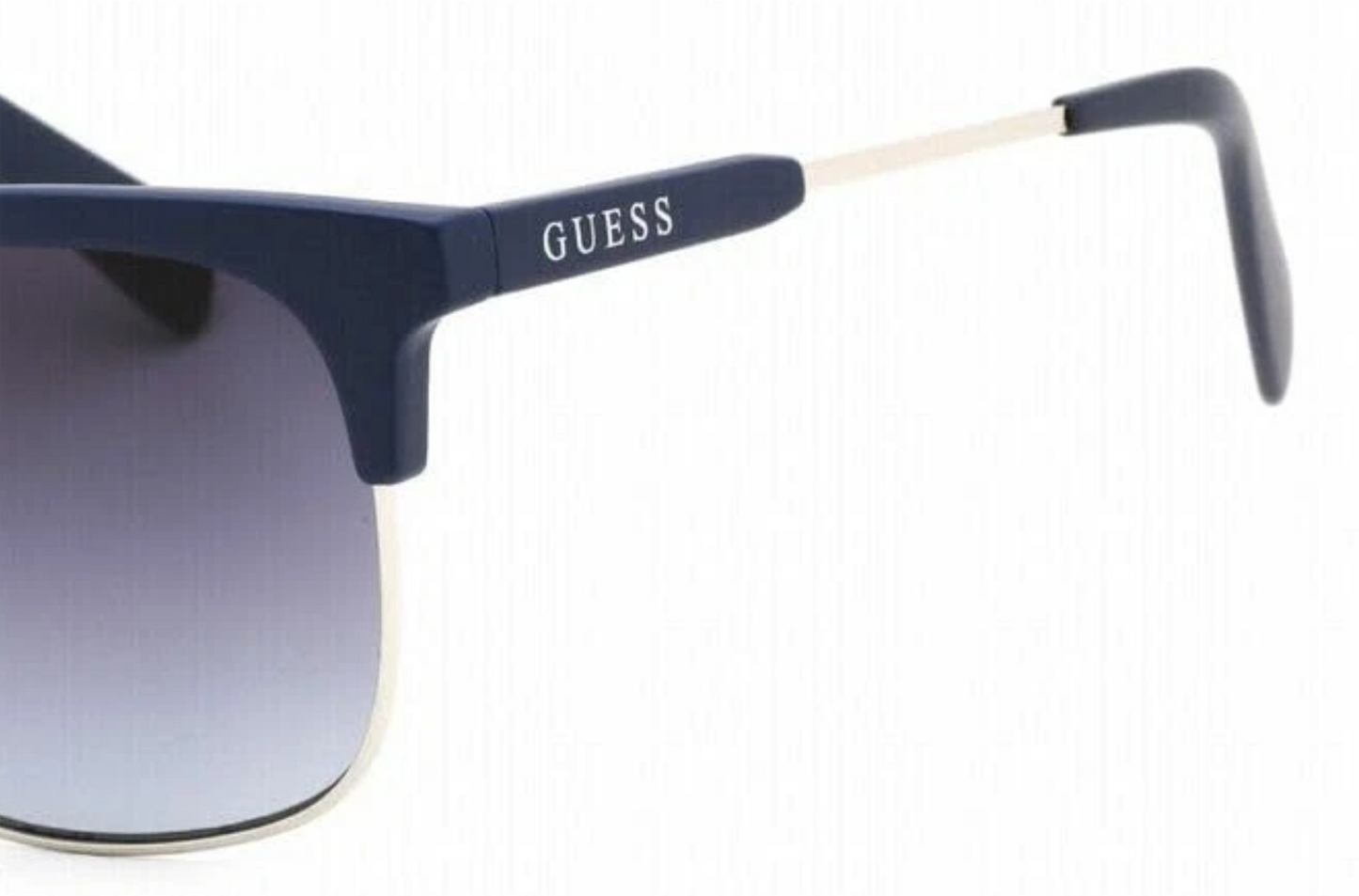 GUESS GF0225 Matte Blue/Gradient Blue One Size Club master Sunglasses