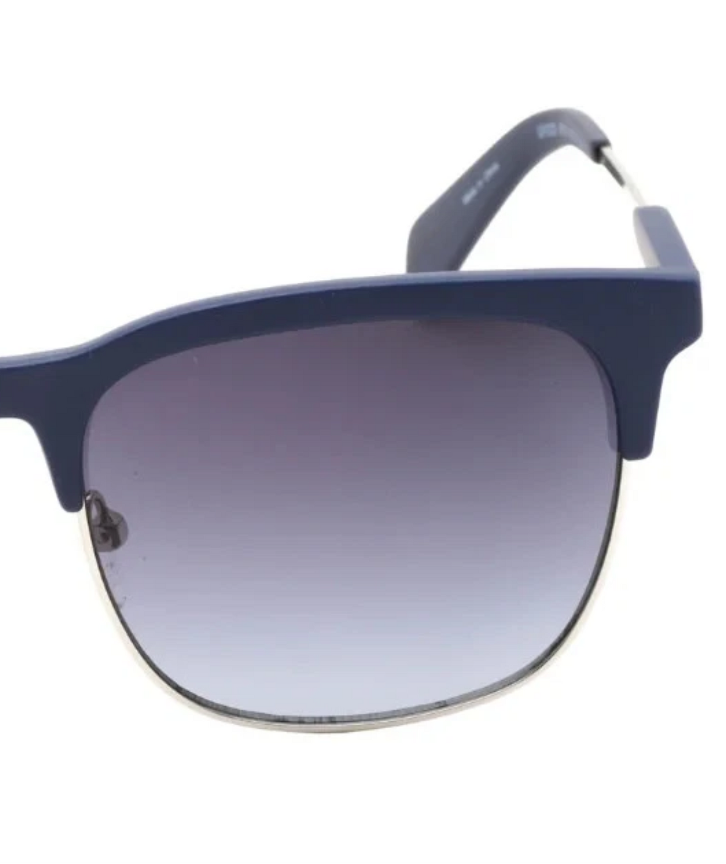 GUESS GF0225 Matte Blue/Gradient Blue One Size Club master Sunglasses
