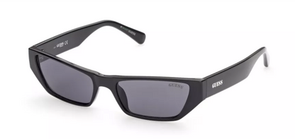 Guess GU8232 01A black Rectangle Sunglasses Frame 56-17-145 GU