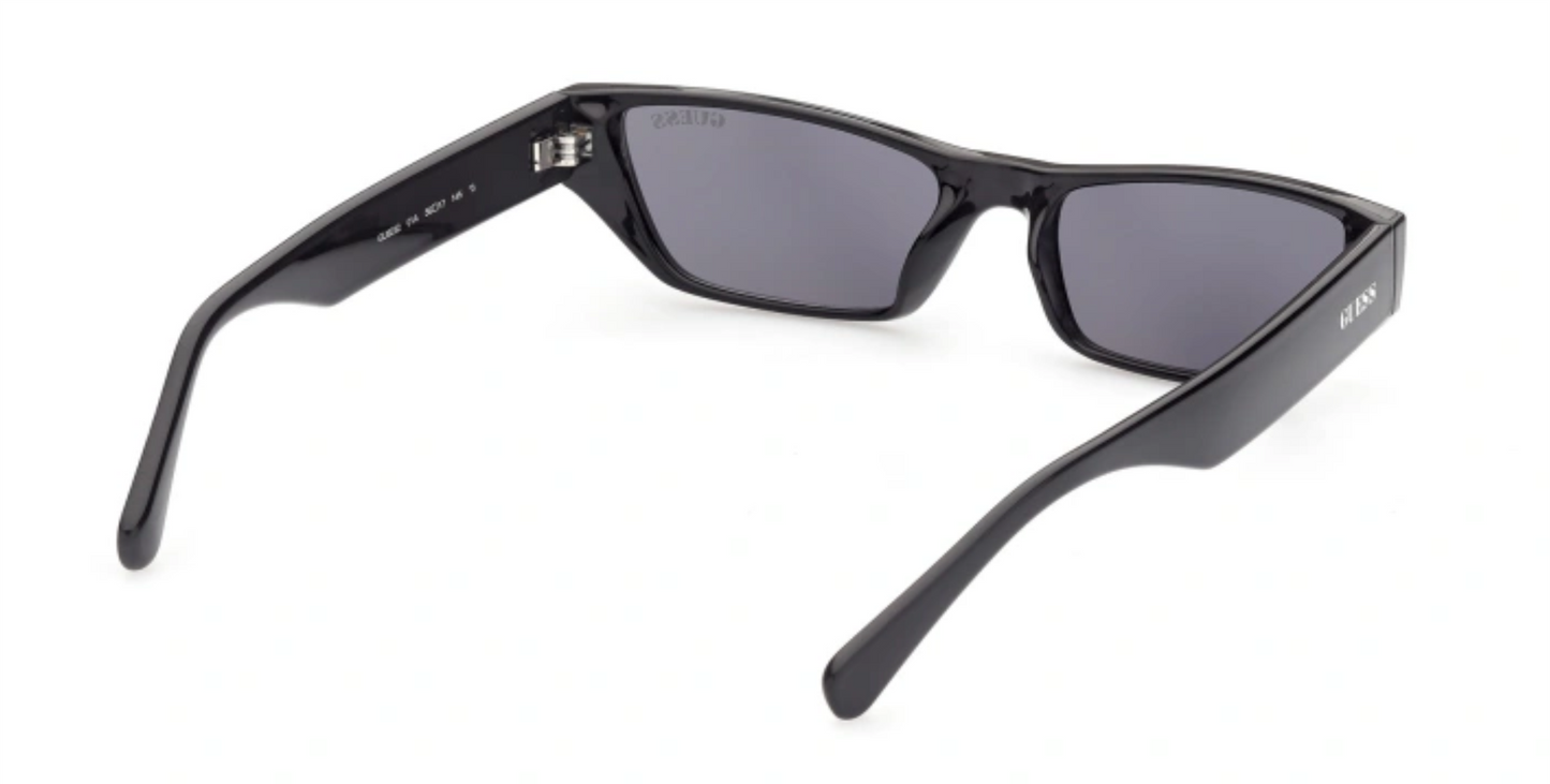 Guess GU8232 01A black Rectangle Sunglasses Frame 56-17-145 GU