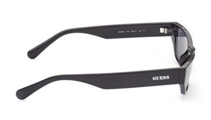 Guess GU8232 01A black Rectangle Sunglasses Frame 56-17-145 GU